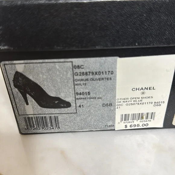 Chanel Chaus Ouvertes Open Toe Pump - Picture 7 of 8